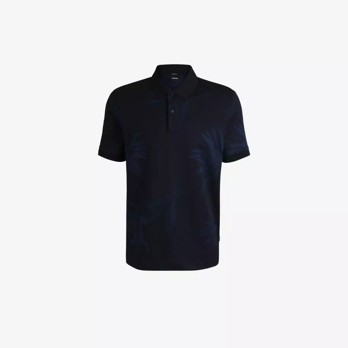 Áo polo họa tiết jacquard hoa