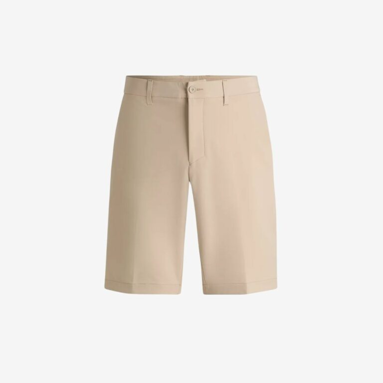 Quần short dáng slim fit vải co giãn