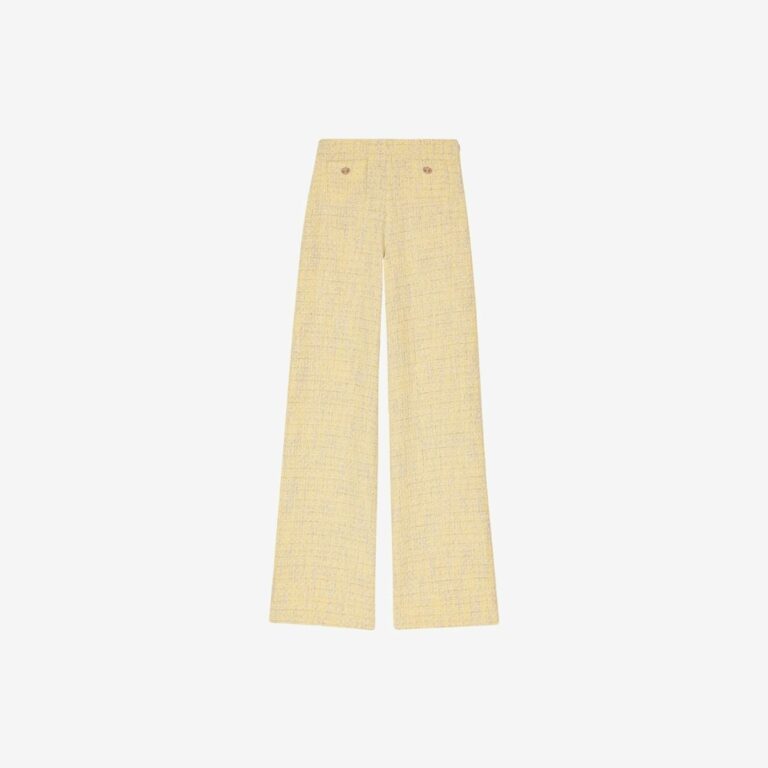 Quần tweed ống thẳng