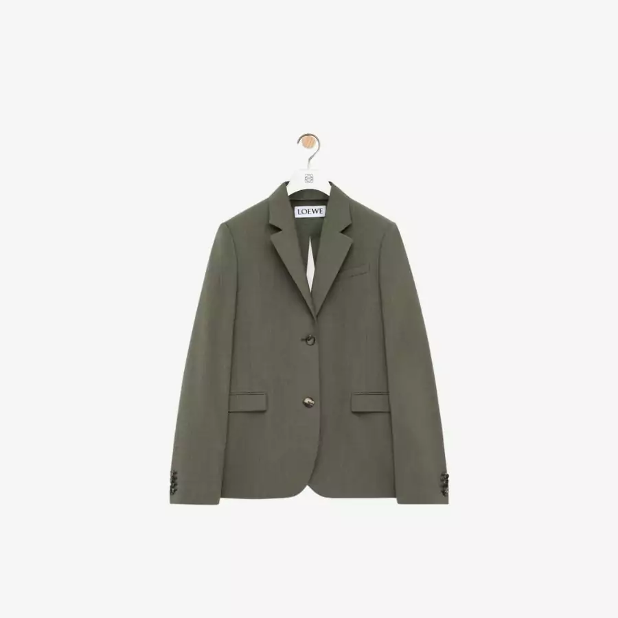 Bộ sưu tập Chớm Thu Đông 2025 | LOEWE 18 Áo Khoác Tailored