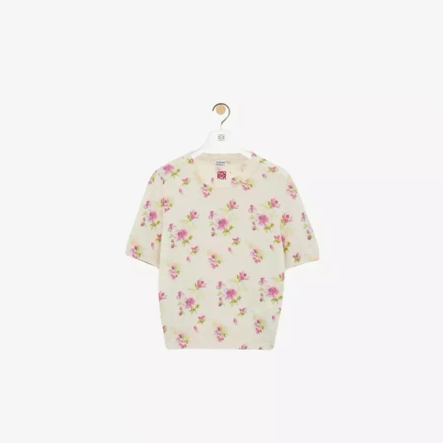 Bộ sưu tập Chớm Thu Đông 2025 | LOEWE 14 Áo Sweater Short Sleeve