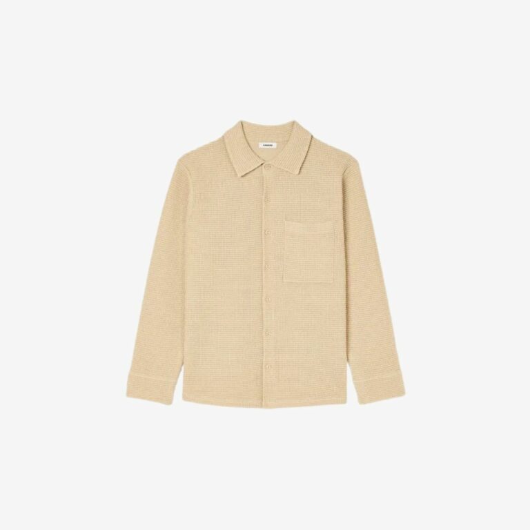 Áo sơ mi dệt kim oversize