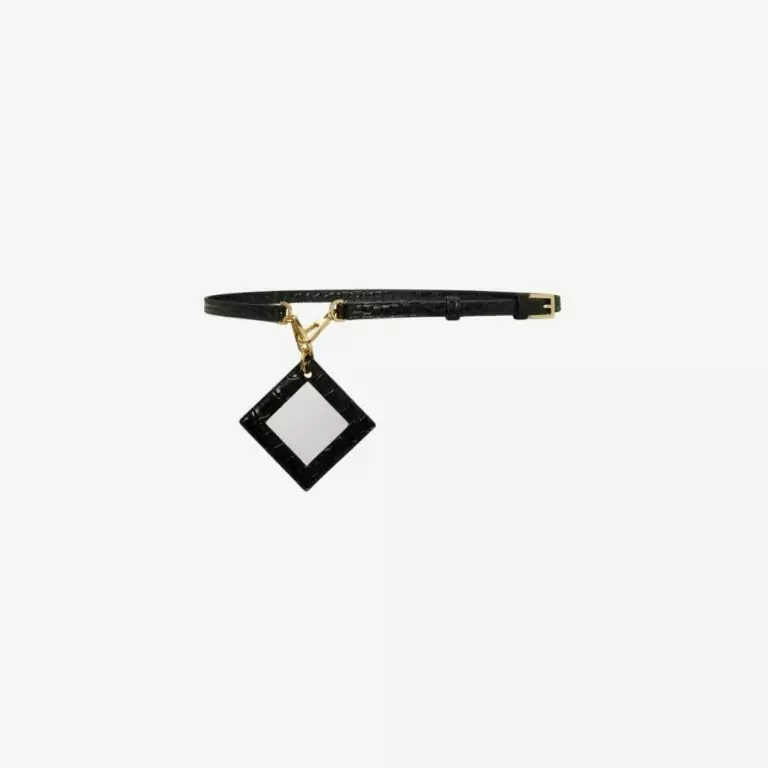Thắt Lưng Croc Mirror Fob Belt