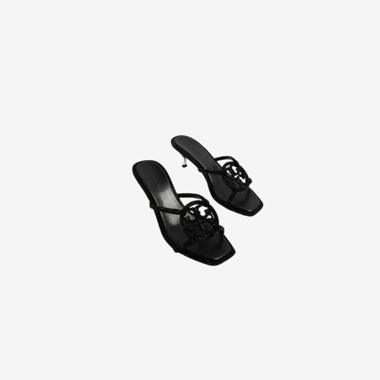 Dép Pave Geo Bombe Miller Low Heel Sandal 55Mm đen