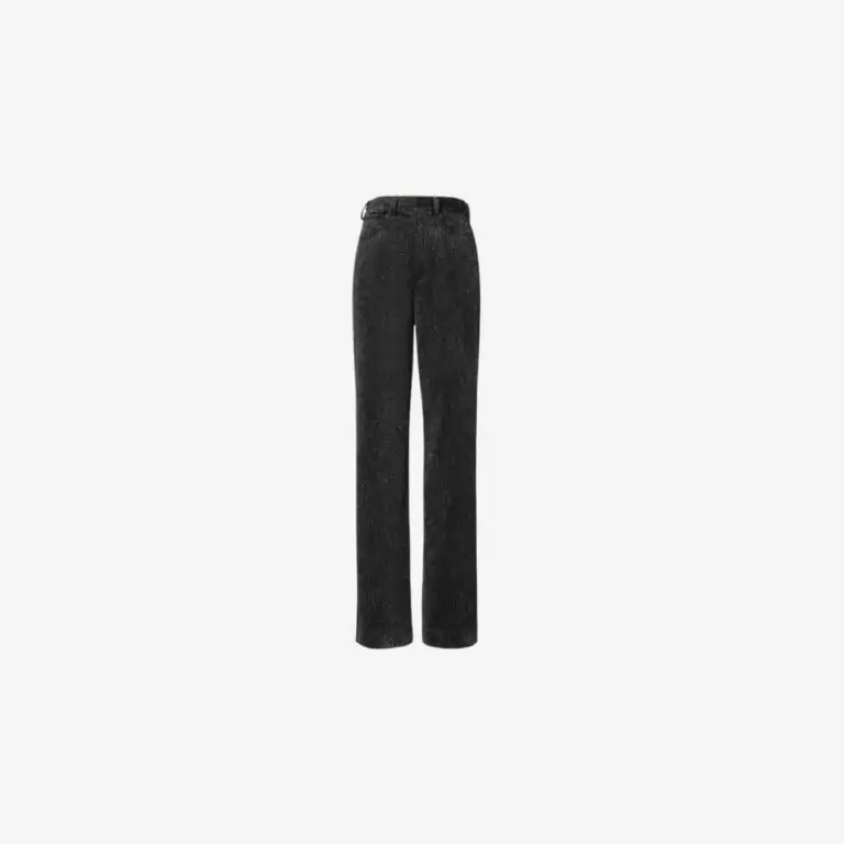 Quần Wide Leg Corduroy Pant màu Flecked Charcoal