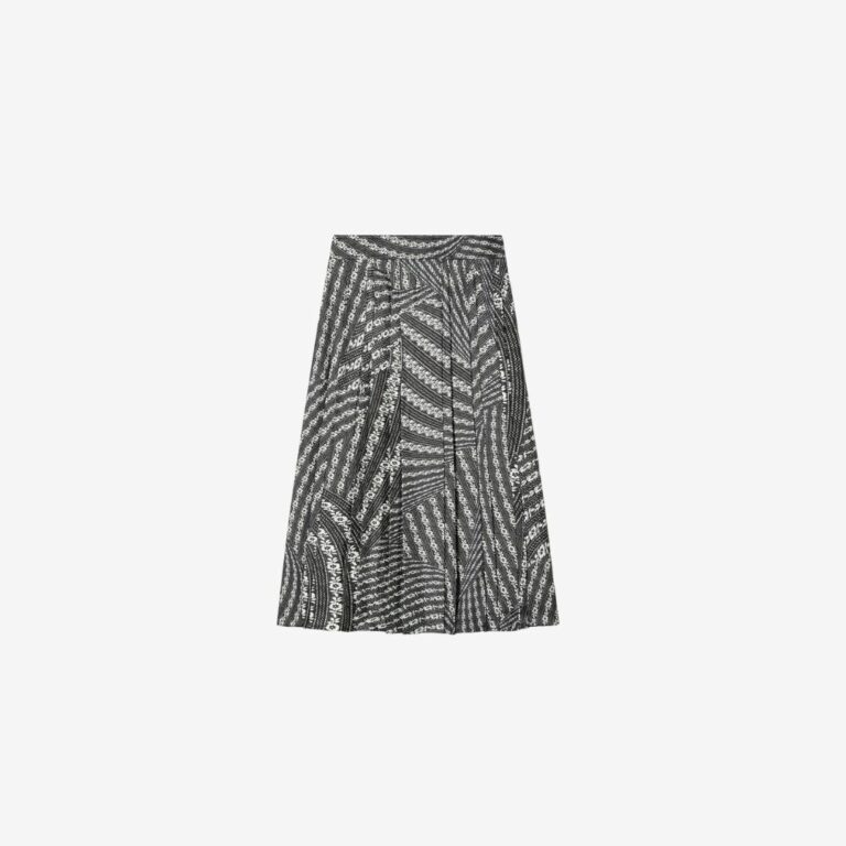Chân Váy Pleated Silk Skirt