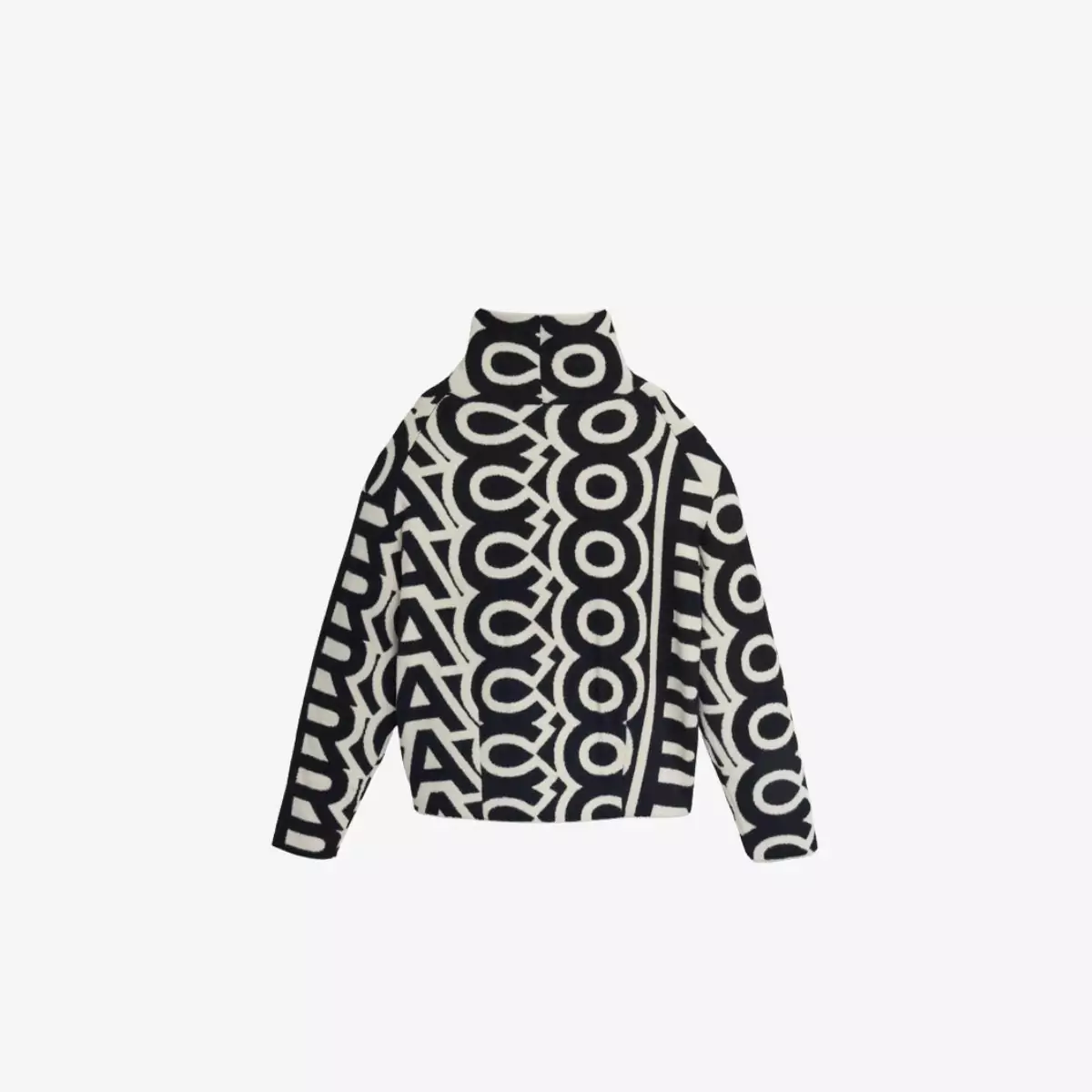Annual Sale Hè 2025 23 Áo Flock Monogram Funnel Sweater