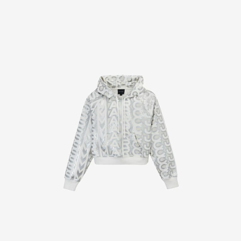 Áo Monogram Crop Hoodie