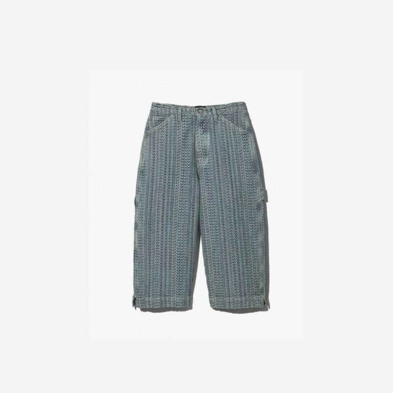 Quần Shorts Monogram Oversized Denim Short