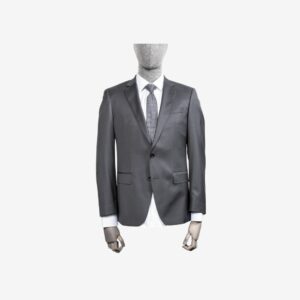 Bộ complet nam xám bóng
