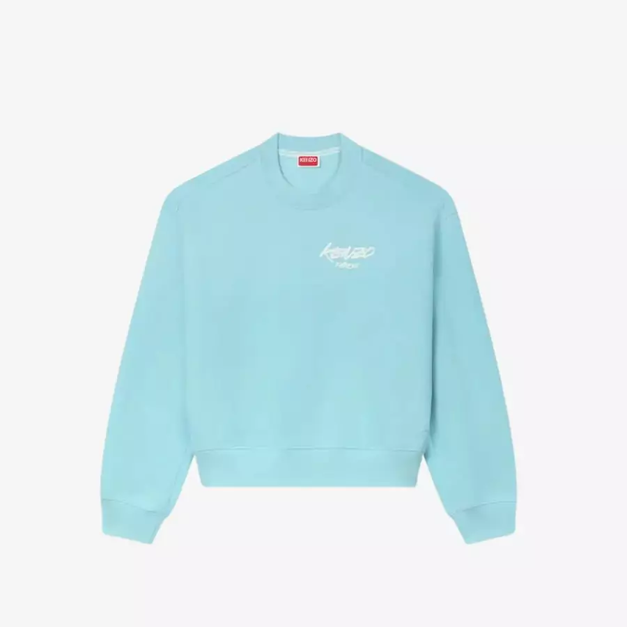 Bộ sưu tập KENZO x Futura 2000 21 Áo sweatshirt cotton dáng kén oversized Kenzo x Futura 2000