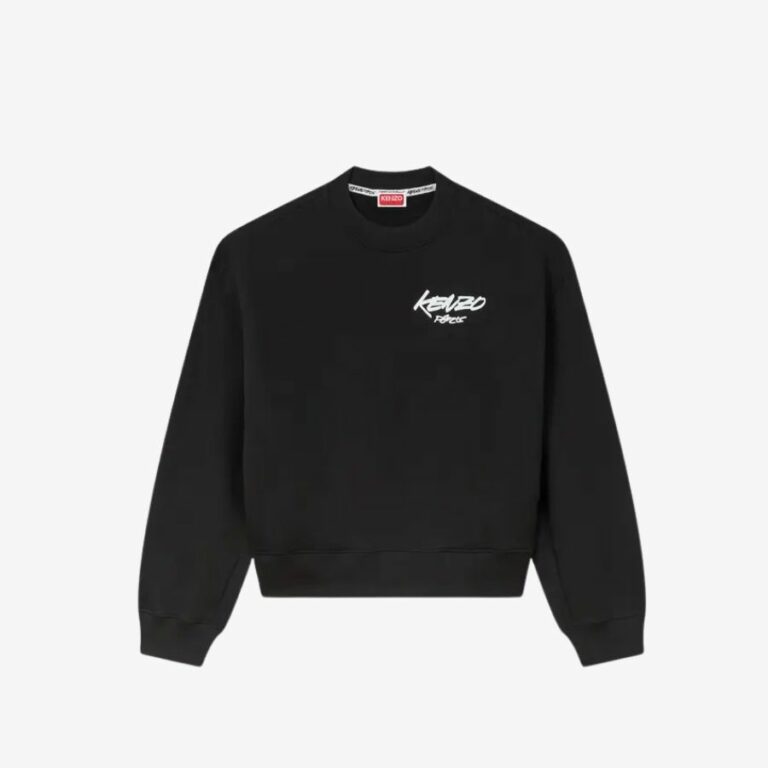 Áo sweatshirt cotton oversized Kenzo x Futura 2000