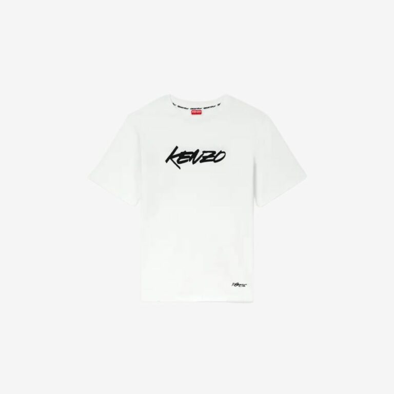 Áo thun cotton Kenzo x Futura 2000