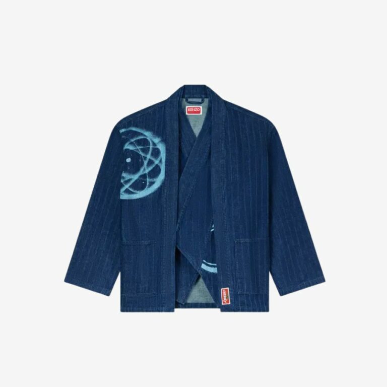 Áo khoác kimono vải denim Nhật Bản Kenzo x Futura 2000