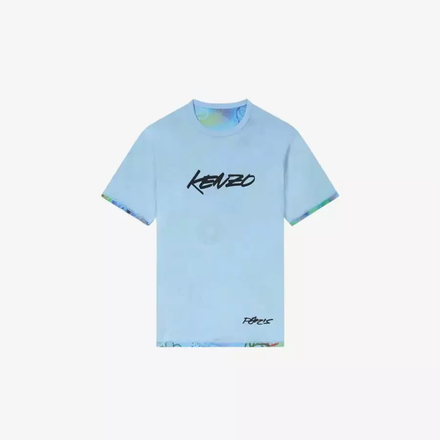 Bộ sưu tập KENZO x Futura 2000 19 Áo thun hai mặt bằng cotton Kenzo x Futura 2000