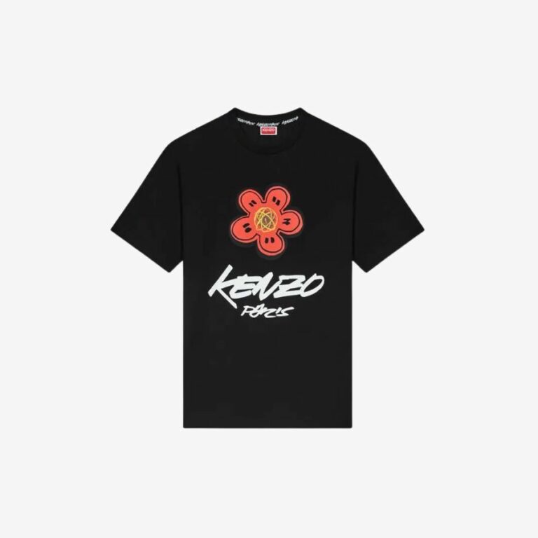 Áo thun cotton Kenzo x Futura 2000