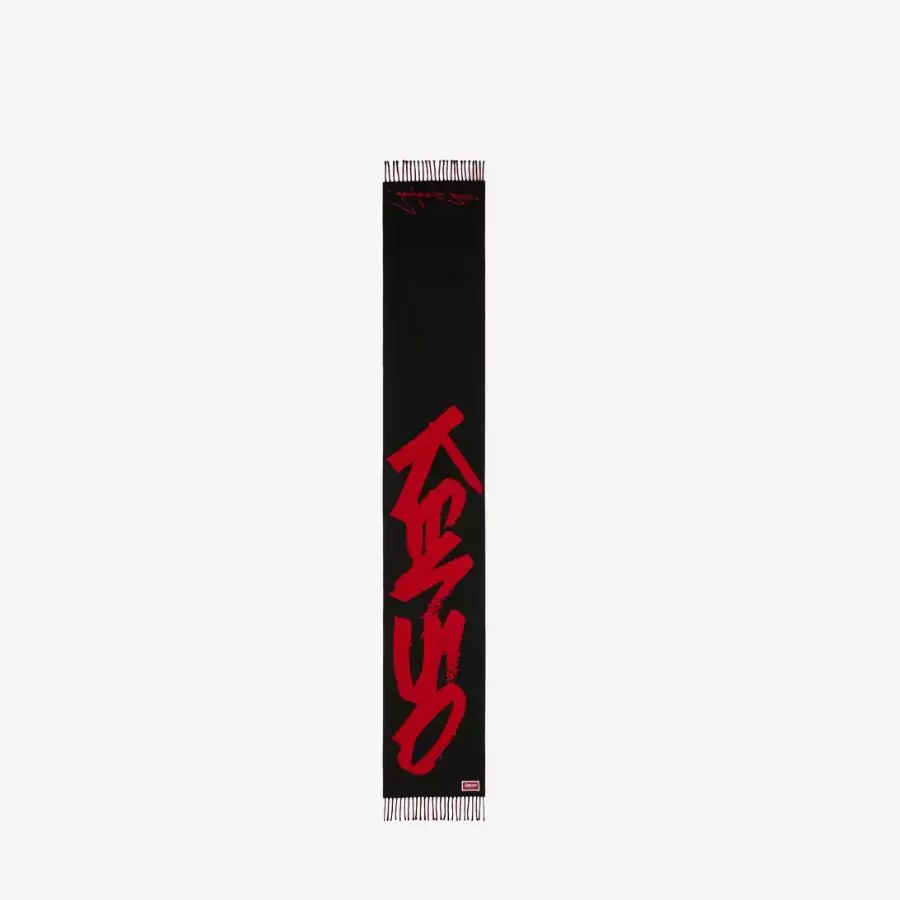 Khăn choàng len hai mặt Kenzo x Futura 2000