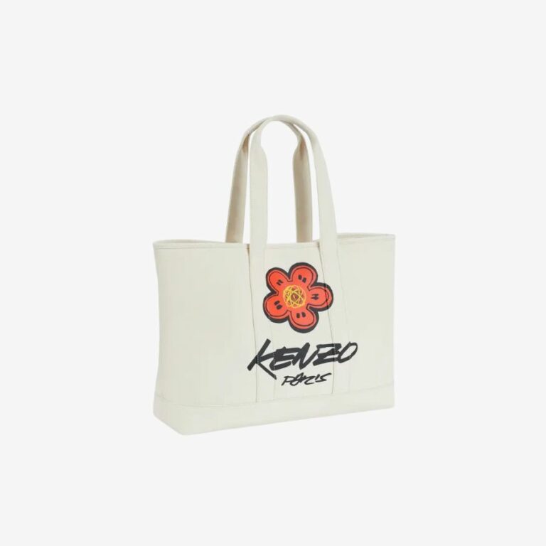 Túi tote cỡ lớn vải canvas Utility Kenzo x Futura 2000