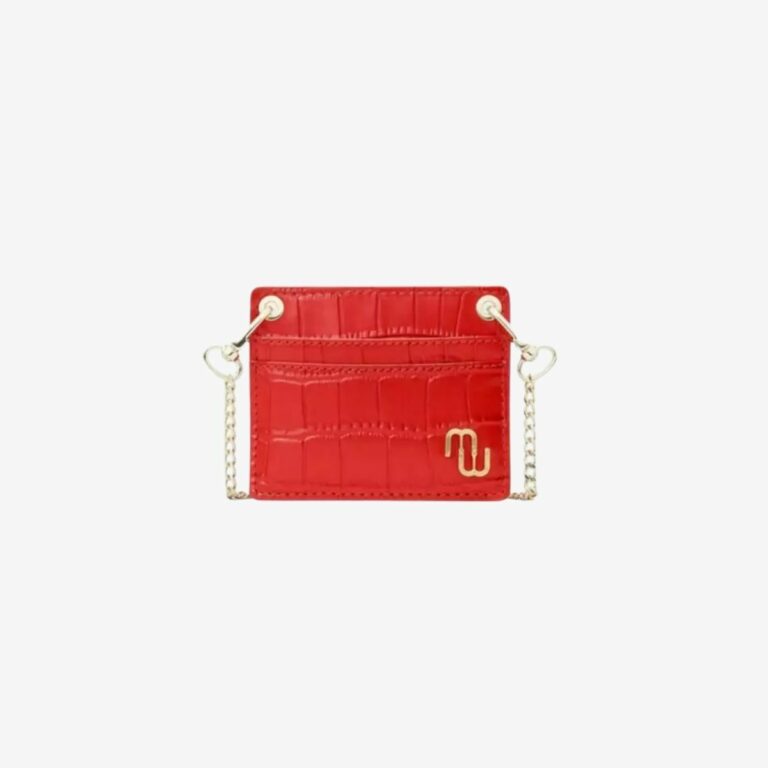 Card holder dây xích đỏ