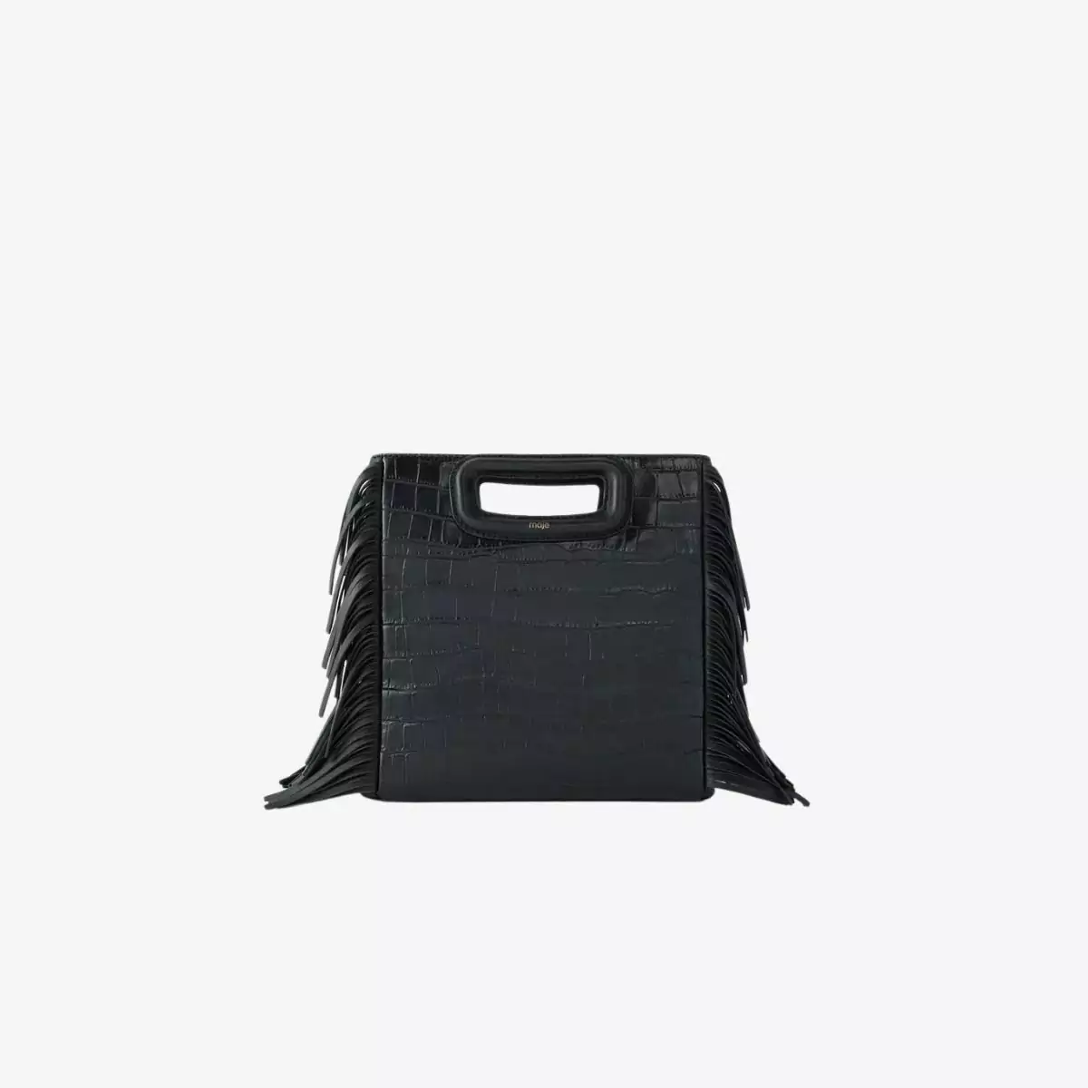 Annual Sale Hè 2025 47 Túi M dập nổi da cá sấu dark green
