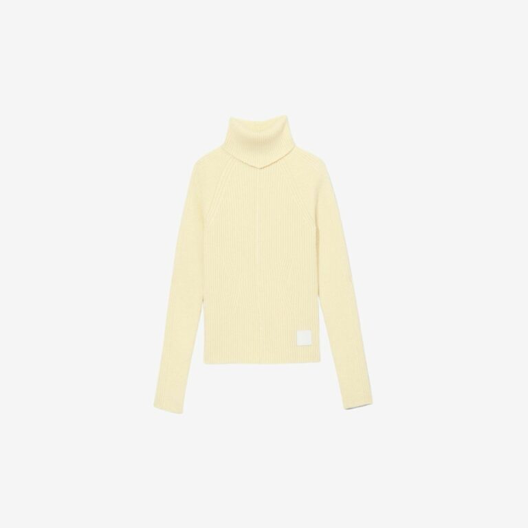 Áo Ribbed Turtleneck