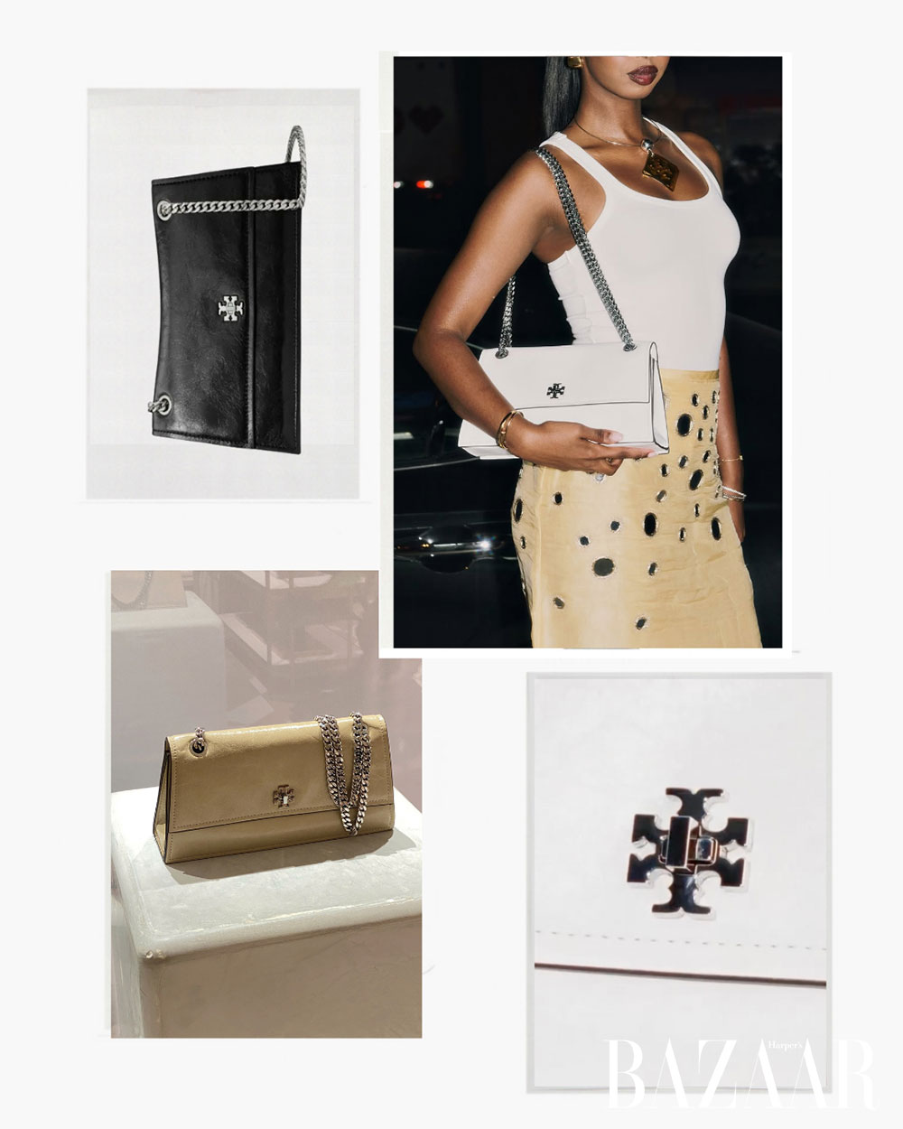 TORY BURCH ĐỔ BỘ FRONT ROW CÙNG BST TÚI KIRA TURNLOCK  9