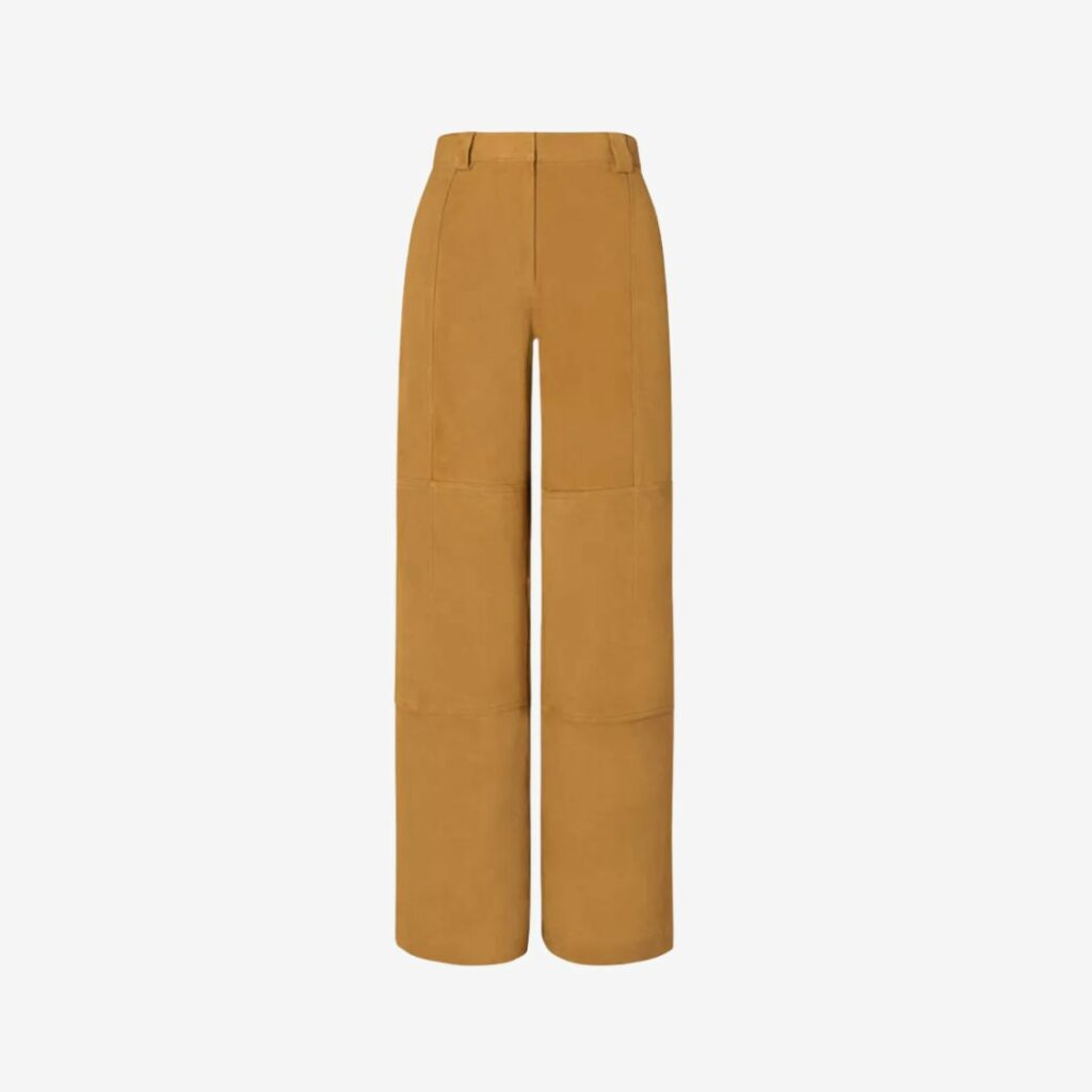 Quần Relaxed-Fit Suede