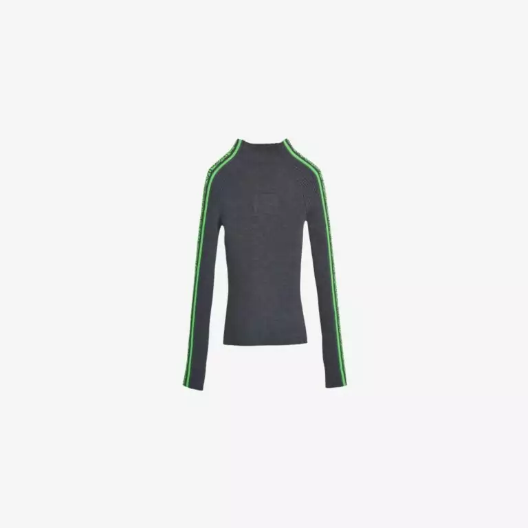 Áo Raglan Logo Mockneck
