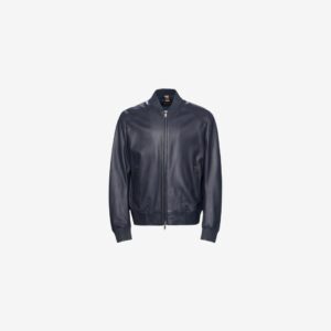 Áo khoác bomber làm từ da thật