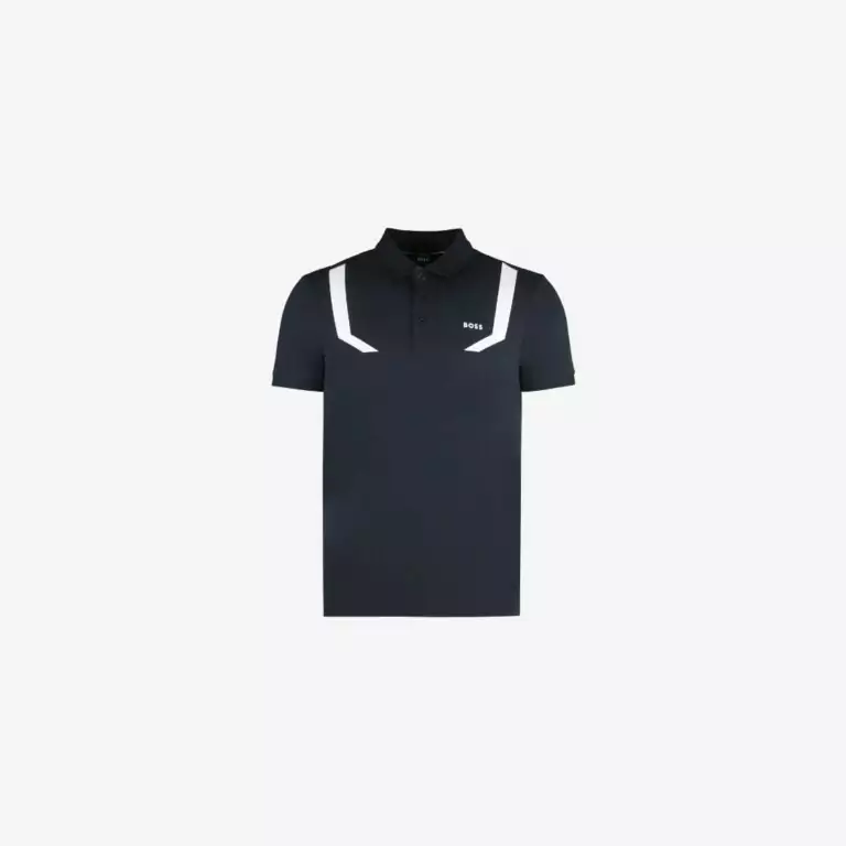 Áo polo slim fit phối màu