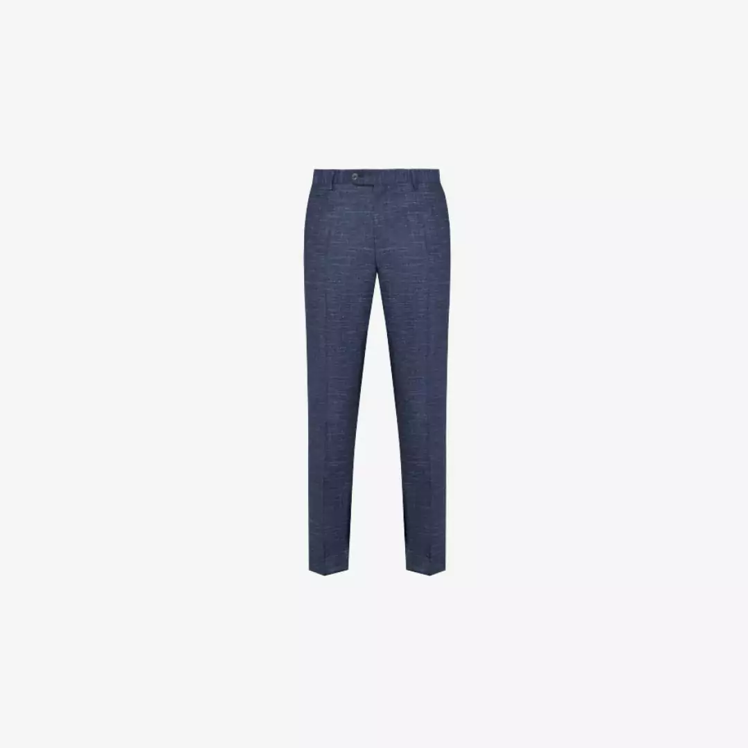 Annual Sale 2025 HCM 40 Quần âu dáng ôm slim fit vải len pha họa tiết