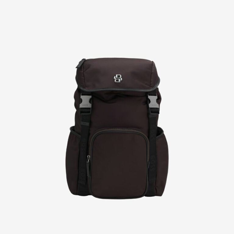 Balo vải twill họa tiết monogram Double B
