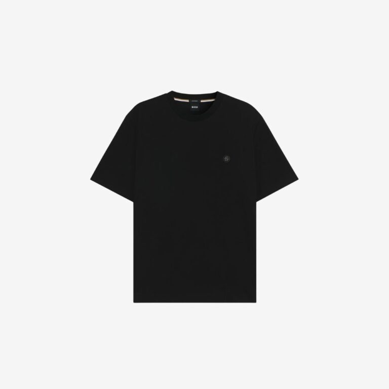Áo thun cotton dáng regular-fit monogram Double B
