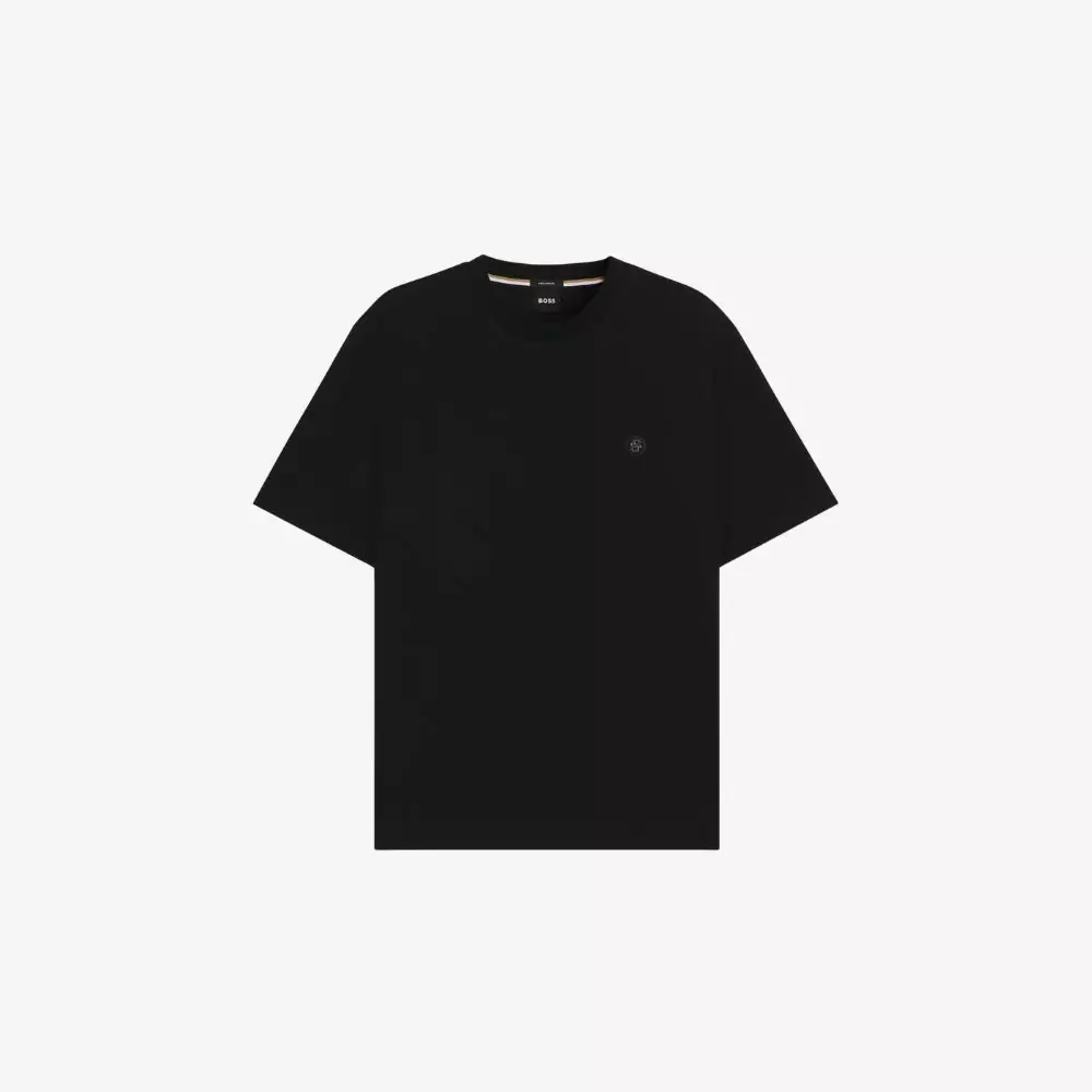 Bộ sưu tập BOSS Thu Đông 2025: Tiến trên đường đời 11 Áo thun cotton dáng regular-fit monogram Double B