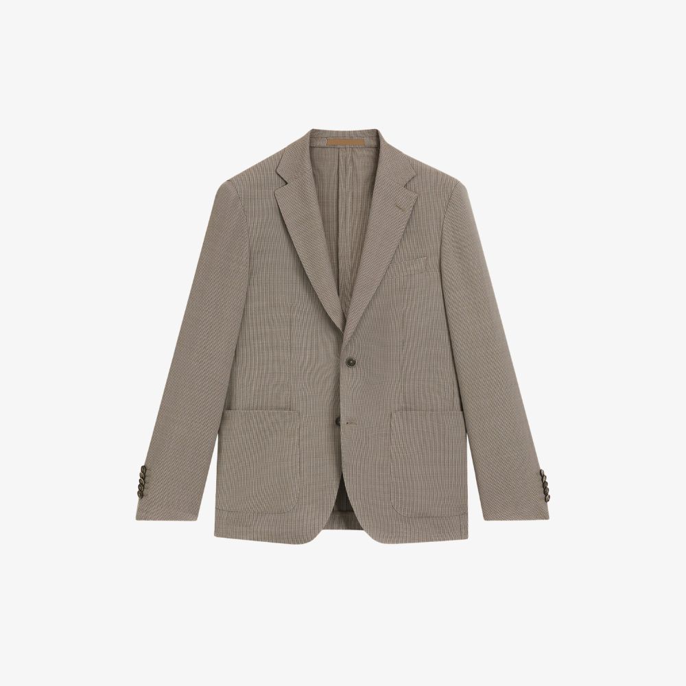 Bộ sưu tập BOSS Thu Đông 2025: Tiến trên đường đời 4 Blazer dáng slim-fit từ len virgin và lụa