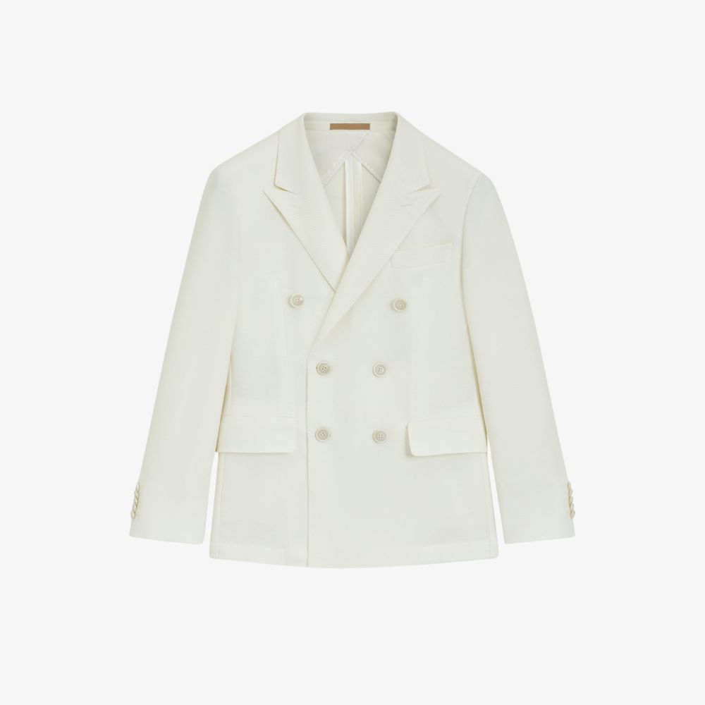Bộ sưu tập BOSS Thu Đông 2025: Tiến trên đường đời 6 Blazer dáng slim-fit từ cotton melange và cashmere