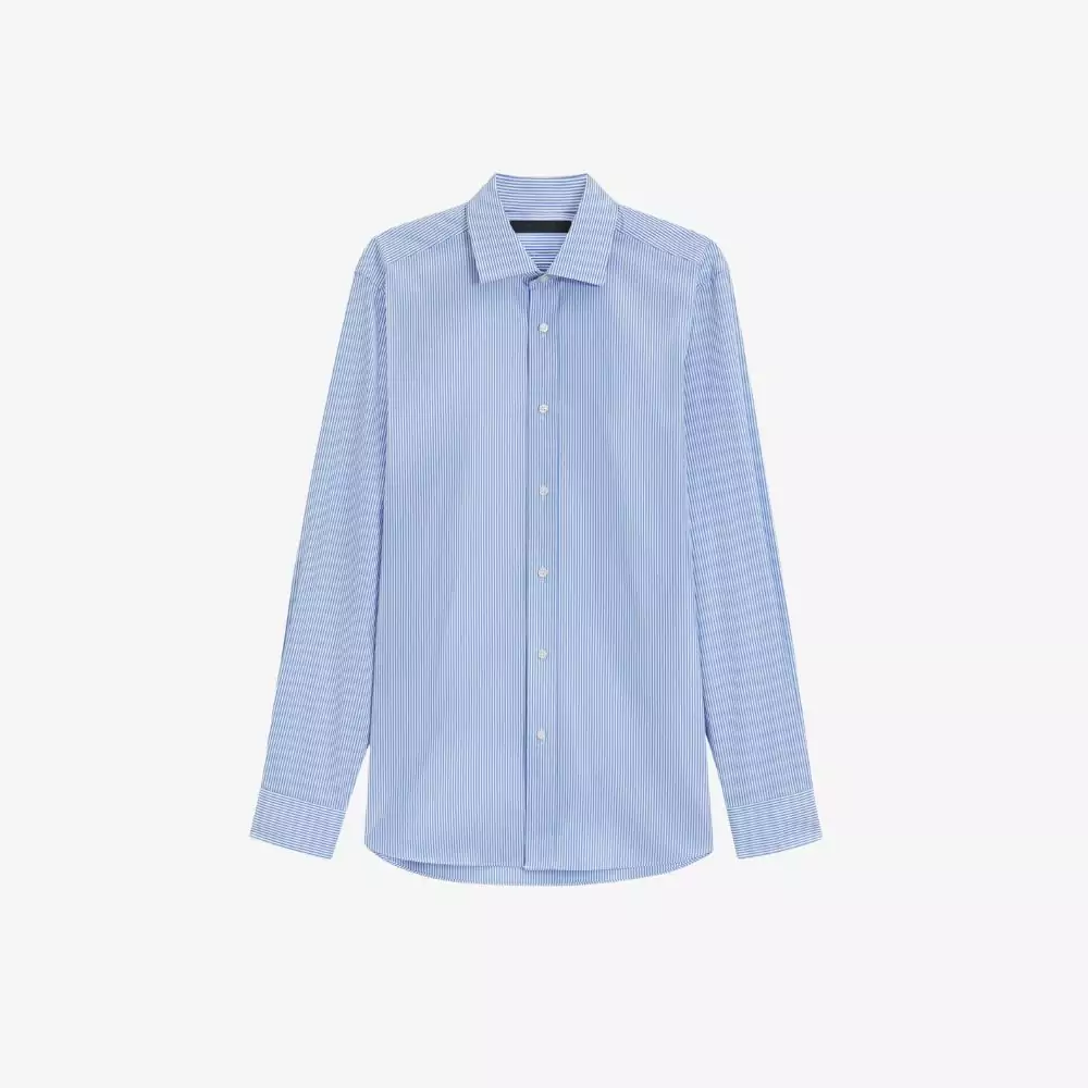 Bộ sưu tập BOSS Thu Đông 2025: Tiến trên đường đời 13 Áo sơ mi dáng slim-fit vải cotton poplin