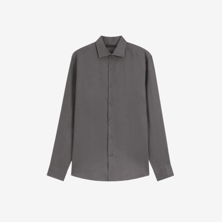 Áo sơ mi linen dáng regular fit