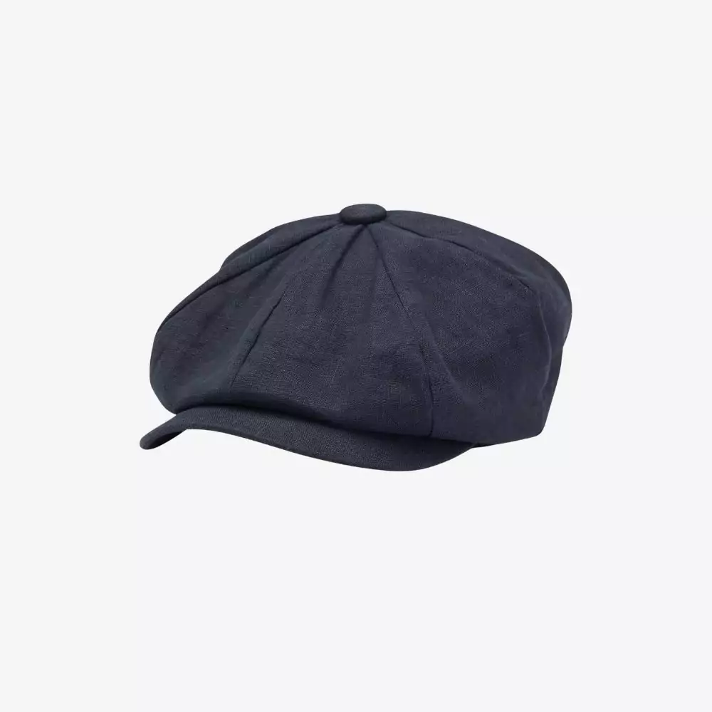 Bộ sưu tập BOSS Thu Đông 2025: Tiến trên đường đời 29 Mũ Beret vải linen