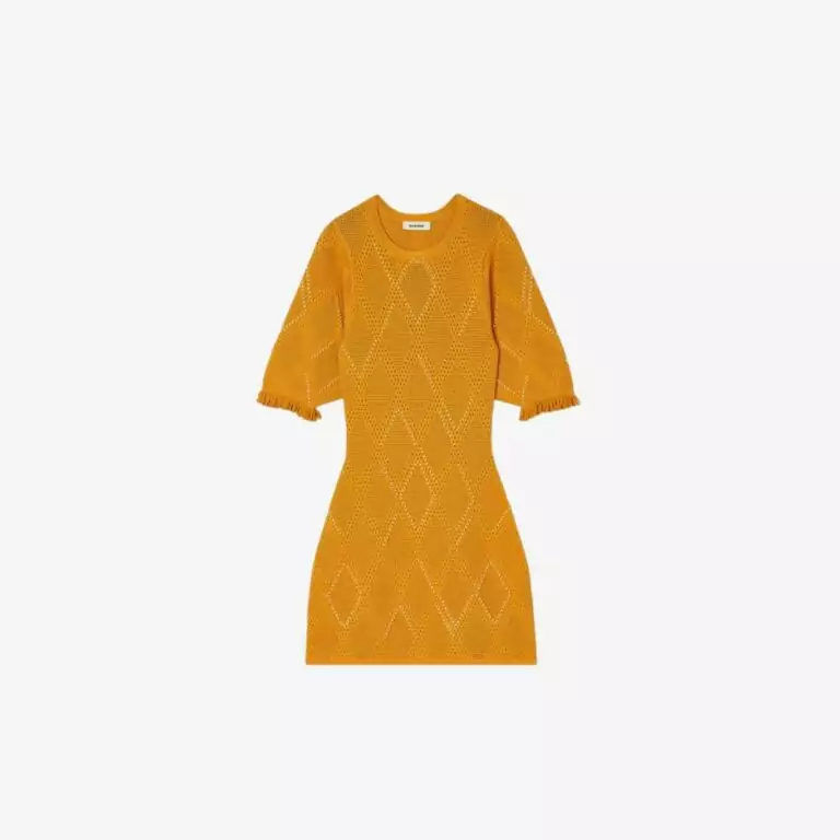 Đầm ngắn dệt kim