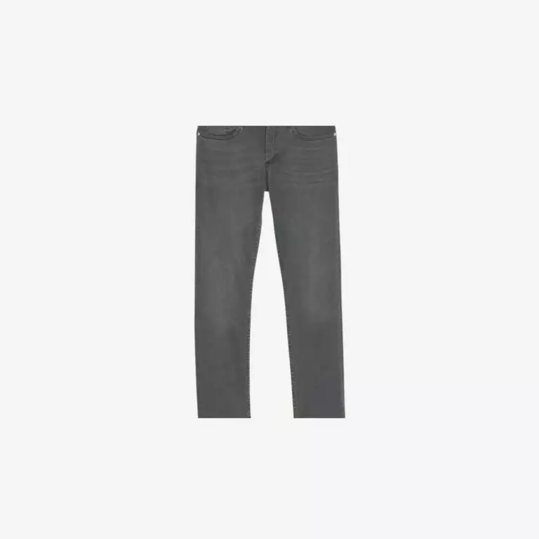 Quần jeans xám mài bạc