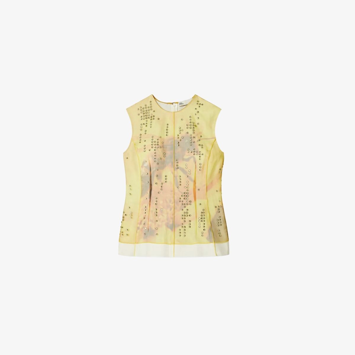Áo Organza in họa tiết