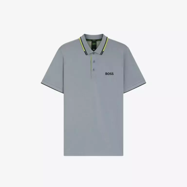 Áo polo chất liệu cotton-blend logo phối màu