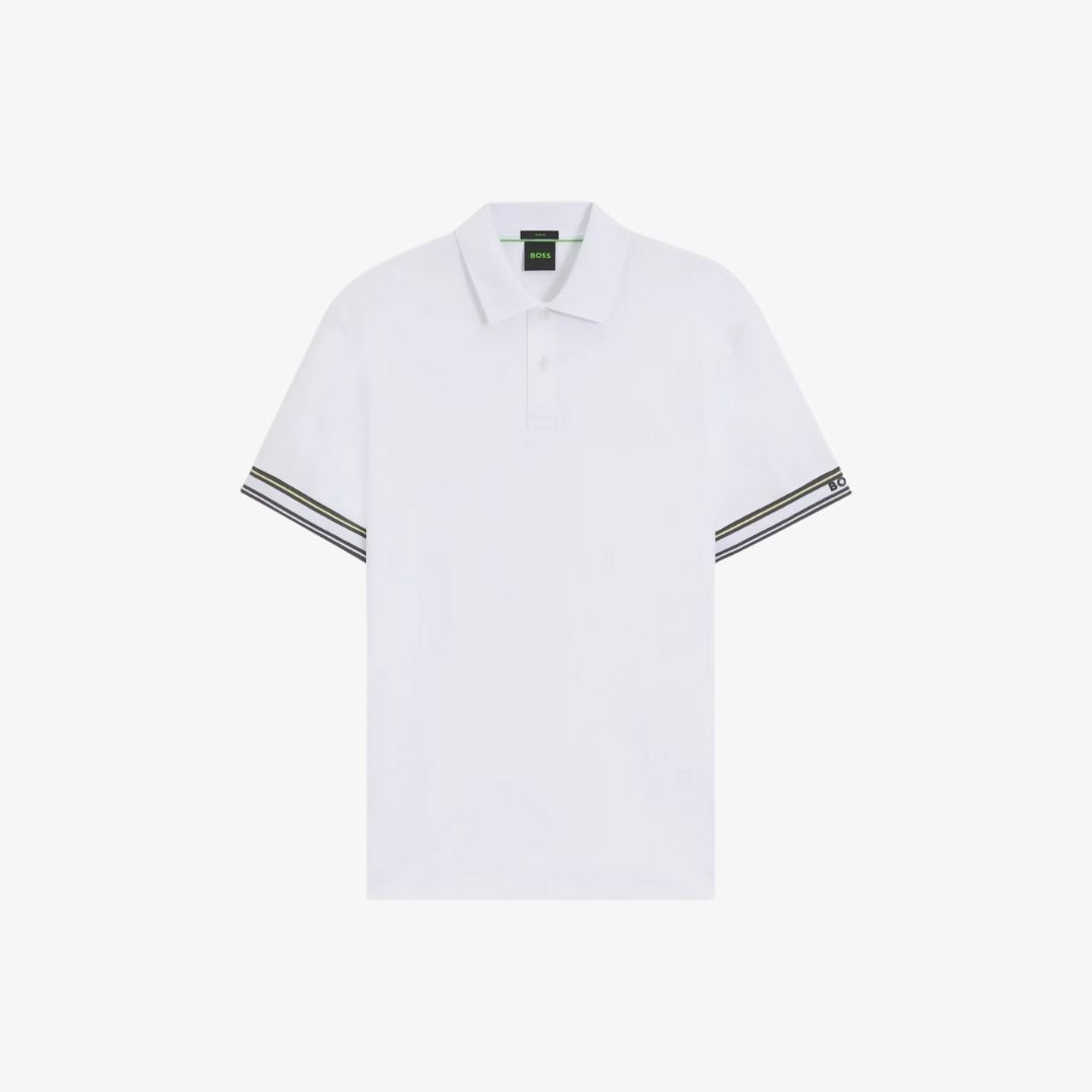 Buy More Save More | Mua Nhiều Giảm Thêm | Tam Sơn 31 Áo polo slim-fit vải cotton, viền tay sọc
