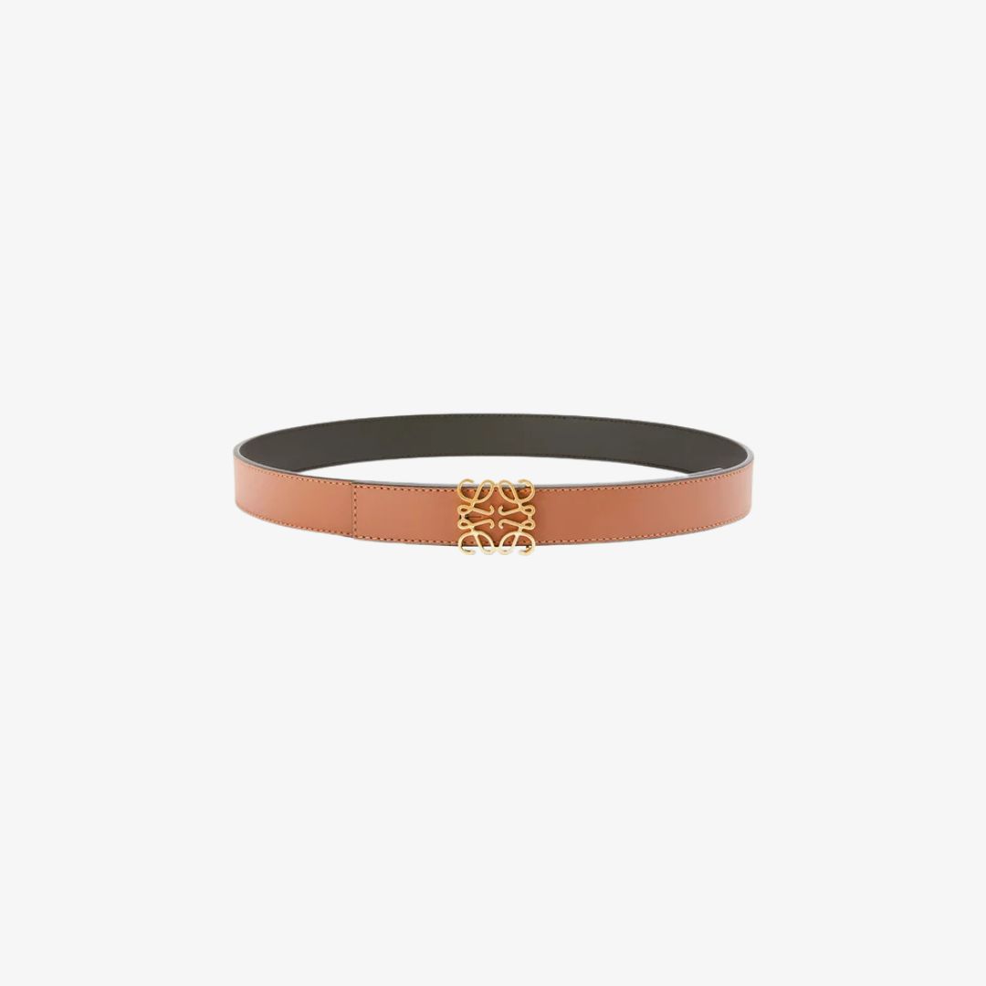 Chiến dịch LOEWE Thu Đông 2025 62 Thắt Lưng Anagram Reversible 2.8Cm Belt
