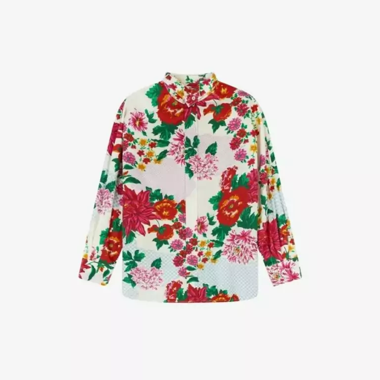 Áo sơ mi cổ đứng họa tiết KENZO Archive Floral