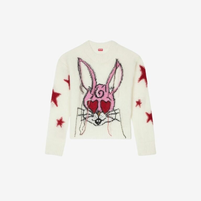 Áo len xù chui đầu KENZO Cartoon