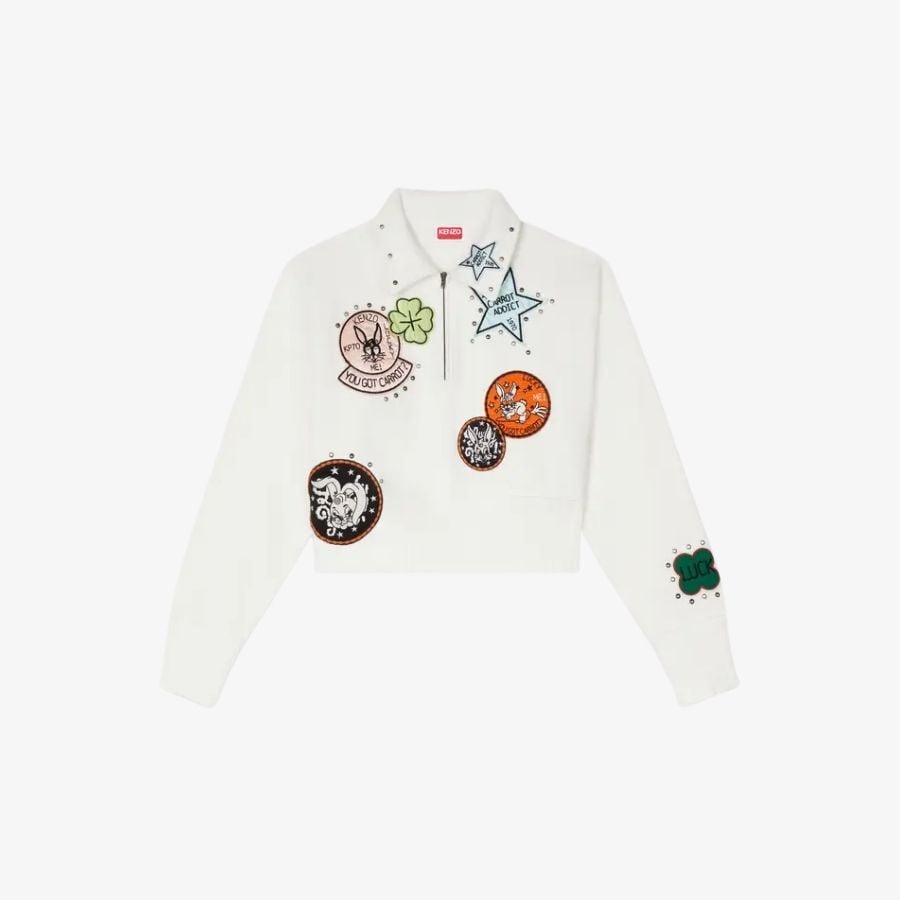 KENZO THU ĐÔNG 2025 6 Áo nỉ polo KENZO Cartoon