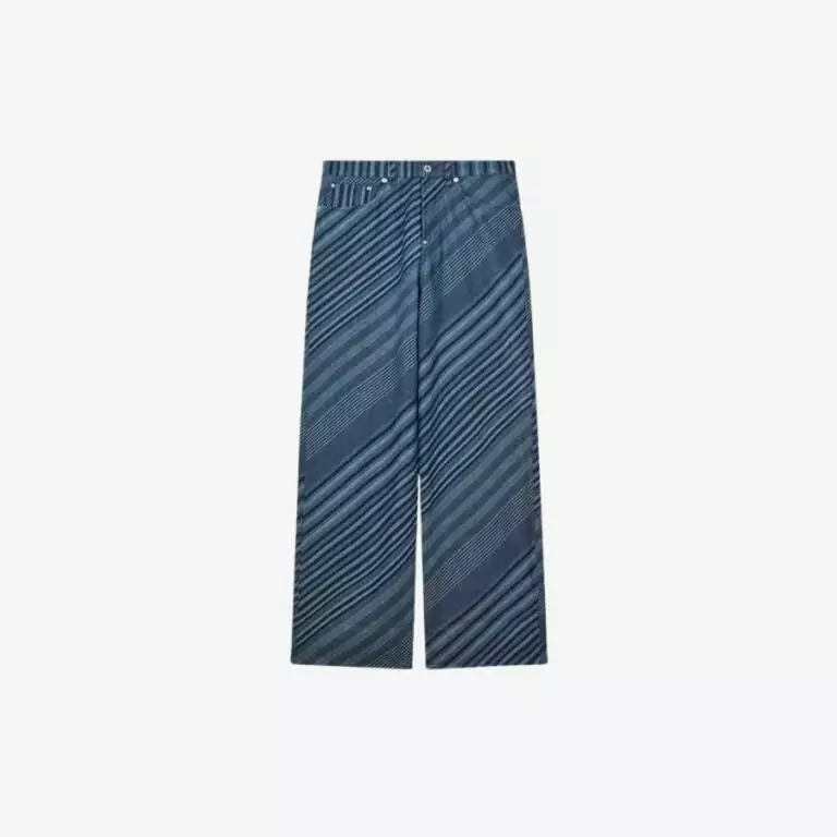 Quần jeans ống rộng denim KENZO Diagonal Stripe