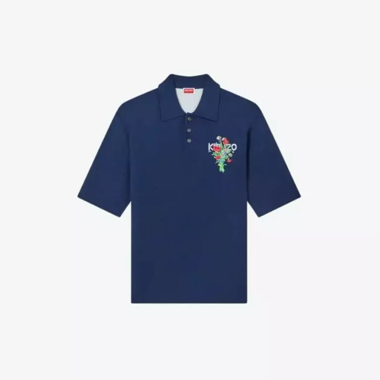 Áo polo dệt kim KENZO Archive Bouquet